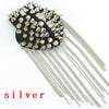 Gothic Punk Rivets Cool Brooch Board Mark Gold Metal Spike Tassel Epaulet Shoulder Unisex Women Men Costume Jewelry 2022