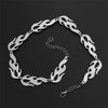 Harajuku Flame Choker Necklace Punk Hip Hop Jewelry Accessories Rock Chain Necklaces Gifts For Women Men