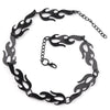 Harajuku Flame Necklace Choker Punk Hip Hop Jewelry Accessories Chain Necklaces Rock Gifts For Women Men
