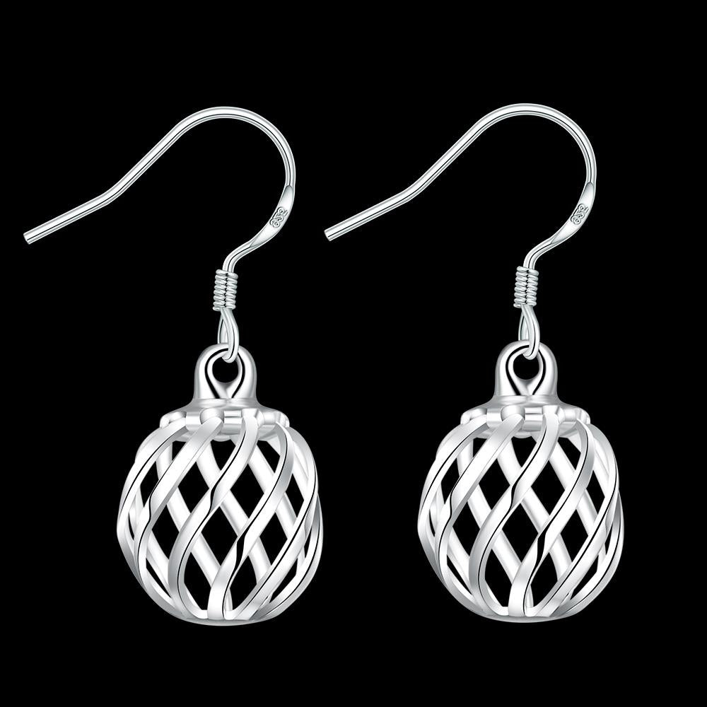 Original designer vintage lantern earrings for women 925 Sterling Silver party wedding accessories Jewelry gifts