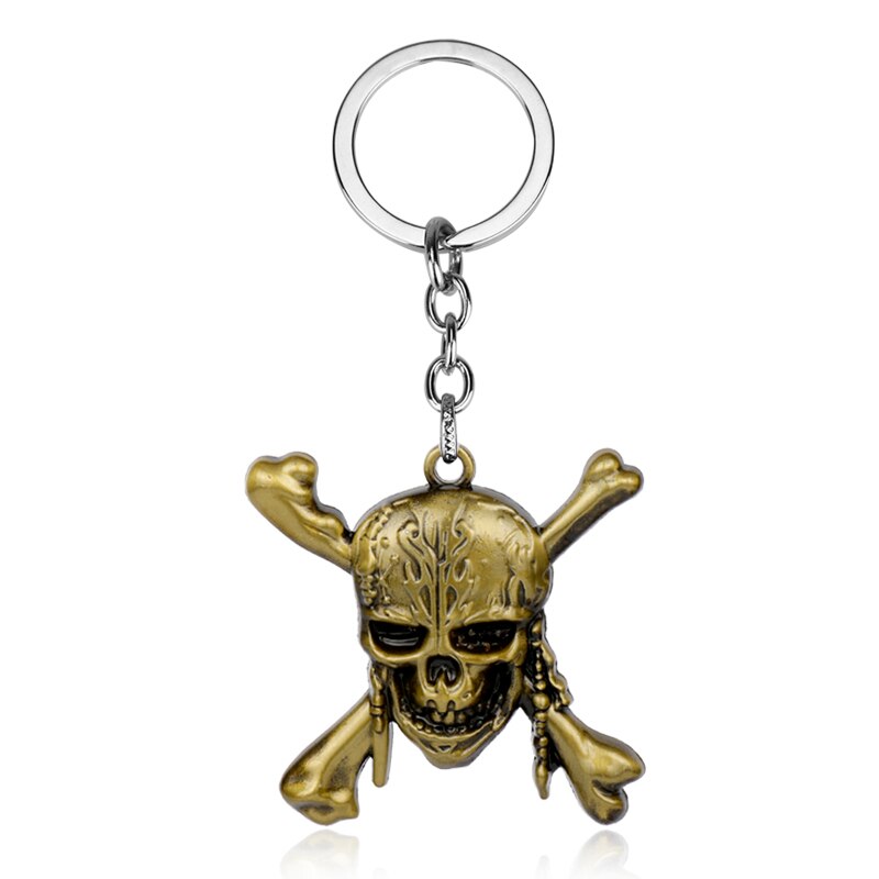 Pirates Of The Caribbean Necklace Jack Sparrow Aztec Coin Medallion Vintage Gold Bronze Silve Pendant