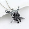 Pirates Of The Caribbean Necklace Jack Sparrow Aztec Coin Medallion Vintage Gold Bronze Silve Pendant