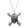 Pirates Of The Caribbean Necklace Jack Sparrow Aztec Coin Medallion Vintage Gold Bronze Silve Pendant