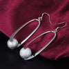 Popular 925 Stamped Silver fine Frosted beads earrings for Women wild party classic jewelry Holiday gifts