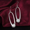 Popular 925 Stamped Silver fine Frosted beads earrings for Women wild party classic jewelry Holiday gifts