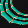 Popular Individual Design Black Enamel Elegant Gold Color Chain Alloy Collar Necklace For Women  Bijoux #N078