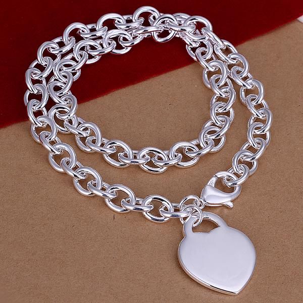Popular brands 925 Stamped Silver Pretty heart dragonfly pendant Necklaces for woman party wedding Jewelry gifts