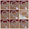 Popular brands 925 Stamped Silver Pretty heart dragonfly pendant Necklaces for woman party wedding Jewelry gifts