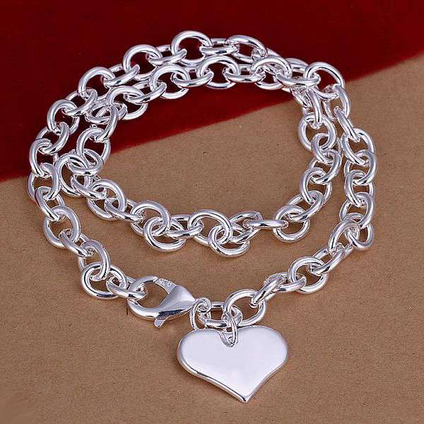 Popular brands 925 Stamped Silver Pretty heart dragonfly pendant Necklaces for woman party wedding Jewelry gifts