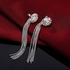 Popular designer 925 sterling Silver elegant rose flower bangle rings Bracelet necklace earring Jewelry set for women gifts