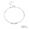 Pretty romantic heart box chain 925 sterling silver Bracelet for woman fine jewelry Wedding party friend gifts