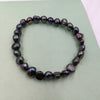 Hot Sale 100% Natural Pearl Charms Bracelet Elastic Rope White Pearl Bracelet 5 Color Real Pearl Gift For Girl Friend