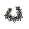 Black Lace Necklaces Women Girl Gift Trendy French Romantic Style Clavicle Chain Simple Flowers Beach Jewelry