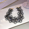 Black Lace Necklaces Women Girl Gift Trendy French Romantic Style Clavicle Chain Simple Flowers Beach Jewelry
