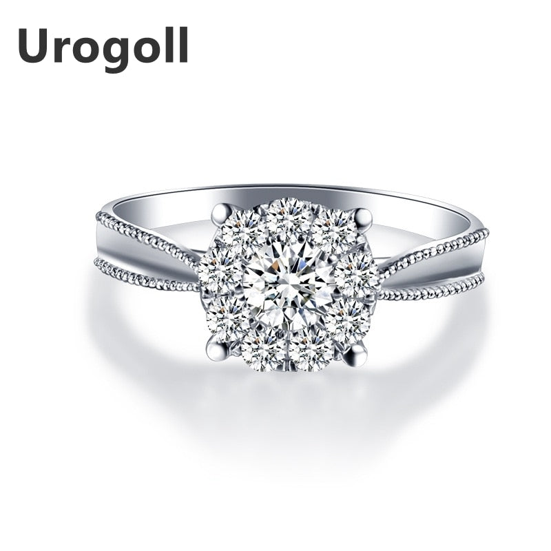 Hot Sale Classic 925 Sterling Silver Rings For Women Engagement Wedding AAA Zirconia Rings Fine Jewelry Gifts