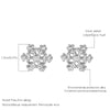 Cute Exquisite Crystal Stud Earring For Women Owl Arrow Snowflake Leaf Shape Earrings Jewelry Bijoux Brincos
