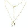 Delicate Pendant Necklace Curved Moon Necklace Gold Silver Color For Women Necklace Ladies Jewelry Gifts