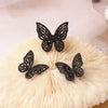 Jewelry Exquisite Copper Inlaid Zircon Earrings Ring Set  Elegant Butterfly Prom Party Earrings for women