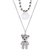 Hip-Hop Style Little Bear Pendant Jewelry Korean Vintage Multi-Layer Sweater Chain Gothic Prom Accessories Bijoux Femme