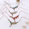 Flower Shape Necklace Inlaid Rhinestone Clavicle Chain Bohemian Style Statement Accessory For Women New2022