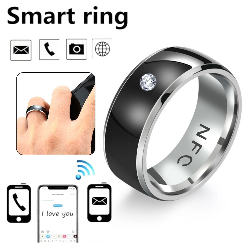 NFC Smart Finger Ring Intelligent Wear Connect Android Phone Equipment Ring Waterproof Technology Multifunctional Rings