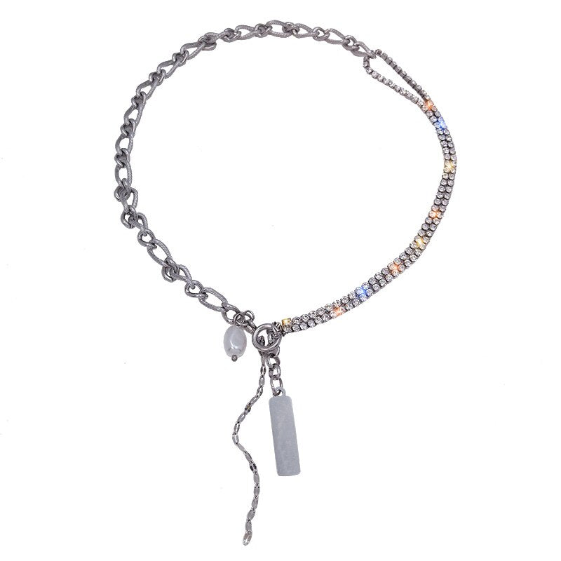 Necklace For Women Letter Good Luck Pendant Gothic Vintage Multilayer Clavicle Chain Hip-Hop Design Chokers Jewelry New