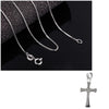 Hot Sale New Simple Cross Charms Necklaces & Pendants For Women Men Fashion Undertale sterling-silver-jewelry Co Accessory