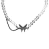 Simulated Pearl Choker Vintage French Romantic Style Clavicle Chain Trend Dainty Butterfly Bohemian Necklaces For Women