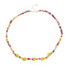 Smile Face Colorful Beads Necklace Street Hip-hop Smiley Face Couple Wild Bead Necklace