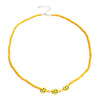 Smile Face Colorful Beads Necklace Street Hip-hop Smiley Face Couple Wild Bead Necklace