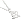 Stainless Steel Pendant Necklace With 26 Gothic Initial Letter Available Custom Jewelry Gifts For Women