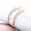 Star Angel Letters Long Drop Earrings For Girls Sexy Gold Copper Bohemia Statement Hanging Earring Set Bijoux