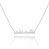 Vintage London Skyline Necklace Women Stainless Steel Layer Choker Sherlock Jewelry Rose Gold Maxi Necklace Men Kolye