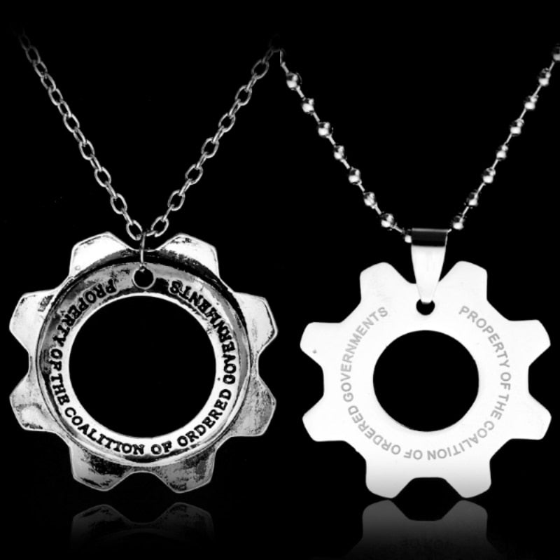 War Machine Necklace Stainless Steel Reaction Furnace Necklace For Men Women Fans Necklac