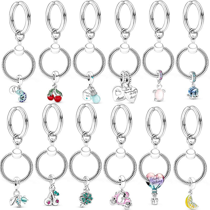 Zinc Alloy Silver Plated Keychain For Women Men Lovers Gift Wedding Couple Lemon Pendant Keyring Key Chain