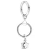Zinc Alloy Silver Plated Keychain For Women Men Lovers Gift Wedding Couple Lemon Pendant Keyring Key Chain