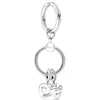 Zinc Alloy Silver Plated Keychain For Women Men Lovers Gift Wedding Couple Lemon Pendant Keyring Key Chain