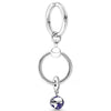 Zinc Alloy Silver Plated Keychain For Women Men Lovers Gift Wedding Couple Lemon Pendant Keyring Key Chain