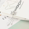 Sell  Lovely Maple Leaf Long Beaded Chain Tassel Pendant Necklace Women Office Lady Imitation Pearl Jewelry  Gifts 035