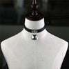 Selling Multi-color Bell Charms Choker Necklace Goth Leather Choker Collar Jewelry For Woman Girls Gift