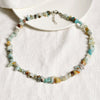 Selling Necklace for Female Color Handmade Necklace Ethnic Irregular Crystal Crushed Stone Necklace
