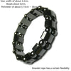 Selling Unisex Weight Loss Round Black Stone Magnetic Therapy Bracelet Health Care Magnetic Hematite Stretch Bracelets