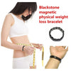 Selling Unisex Weight Loss Round Black Stone Magnetic Therapy Bracelet Health Care Magnetic Hematite Stretch Bracelets