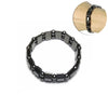 Selling Unisex Weight Loss Round Black Stone Magnetic Therapy Bracelet Health Care Magnetic Hematite Stretch Bracelets