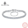 Hot Selling Women Tennis Bracelet Luxury Round Clear CZ Tennis Bracelets & Bangles for Elegant Party Jewelry For women