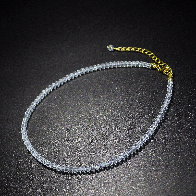 Simple Black Beads Short Necklace Jewelry Women Choker Necklaces Bijoux Femme Ladies Party Beach Accessories Gifts