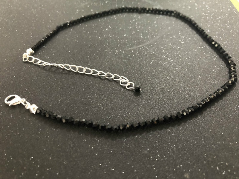 Simple Black Beads Short Necklace Jewelry Women Choker Necklaces Bijoux Femme Ladies Party Beach Accessories Gifts