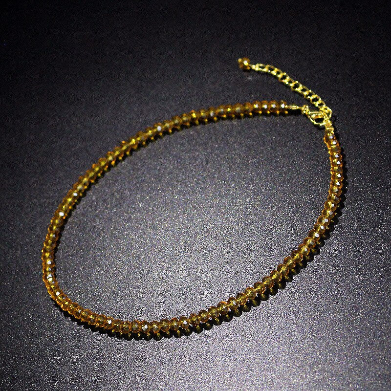 Simple Black Beads Short Necklace Jewelry Women Choker Necklaces Bijoux Femme Ladies Party Beach Accessories Gifts