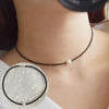 Simple Black Beads Short Necklace Jewelry Women Choker Necklaces Bijoux Femme Ladies Party Beach Accessories Gifts