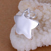 Special offer 925 Stamped Silver beautiful star pendant Necklace For Women Wedding party  designer Jewelry gifts